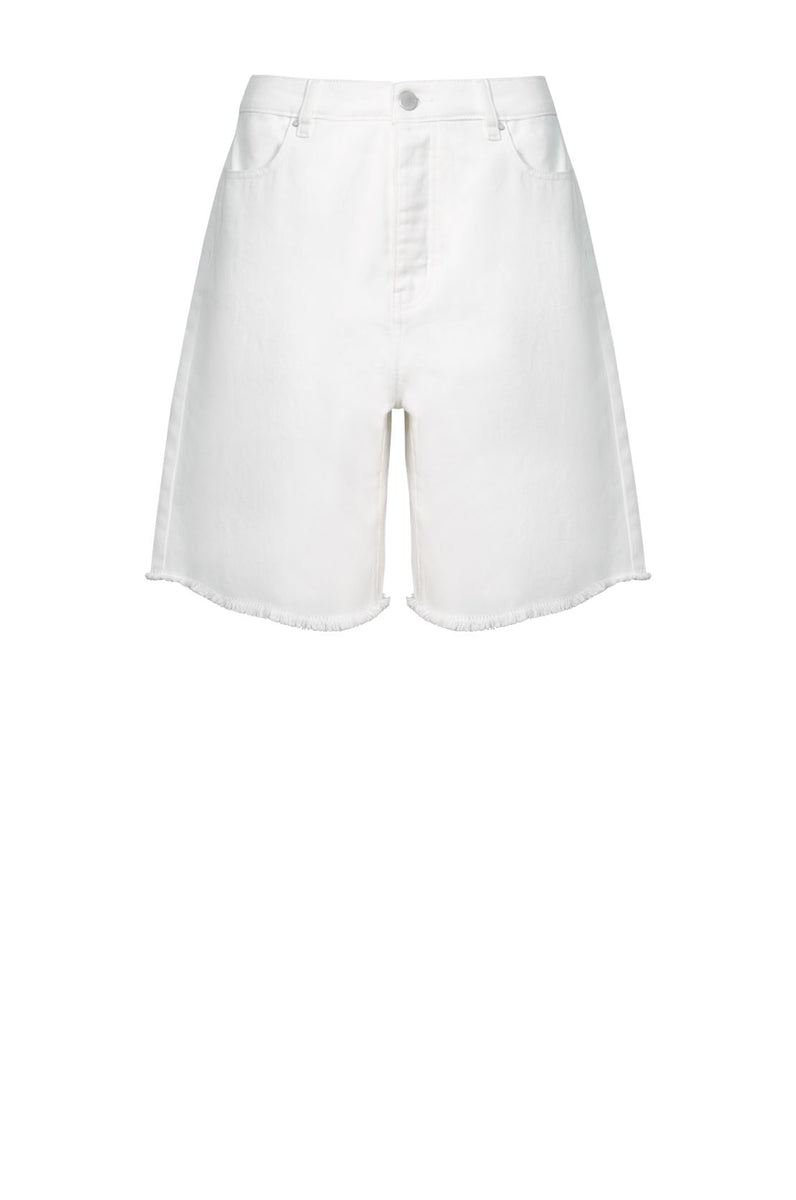 White denim shorts store nz