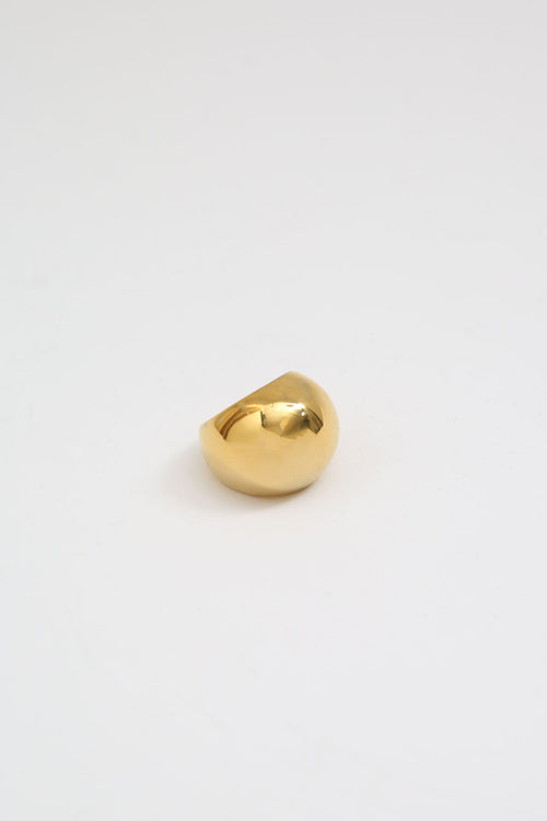 dome ring / gold