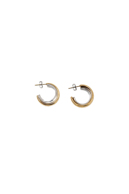 medley earring / silver|gold