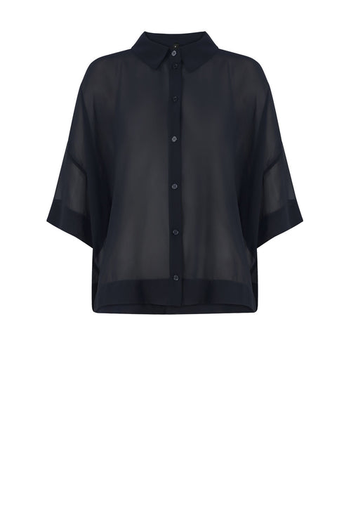 accord shirt / blue noir