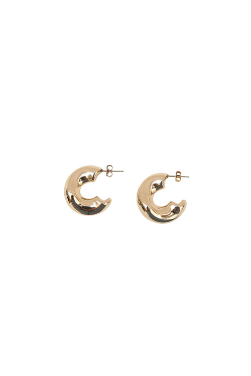 collar earring / gold