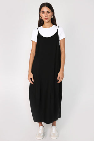 ember dress / black crepe