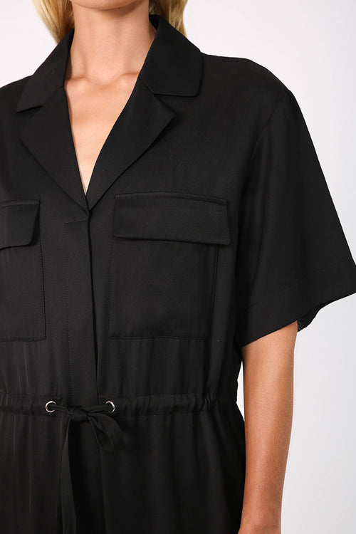 eider jumpsuit / black