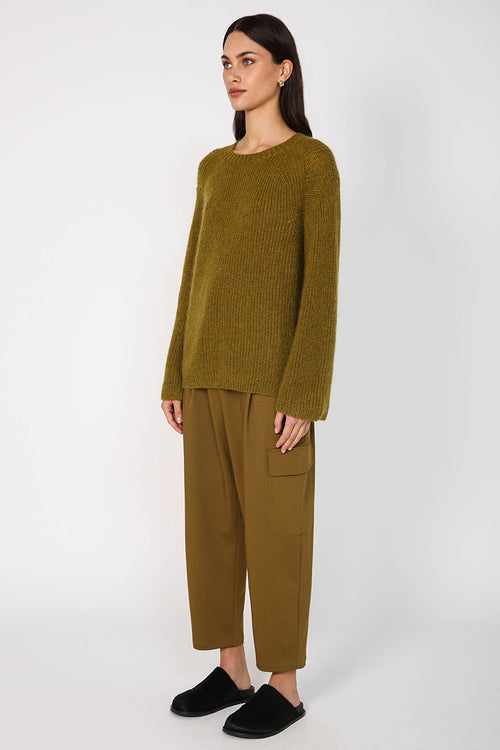 insist sweater / chartreuse