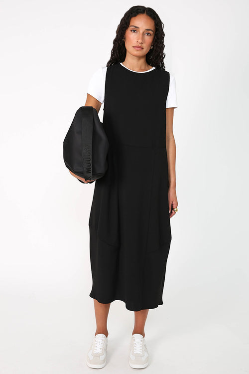 embered dress / black