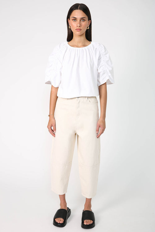 blaise top / white