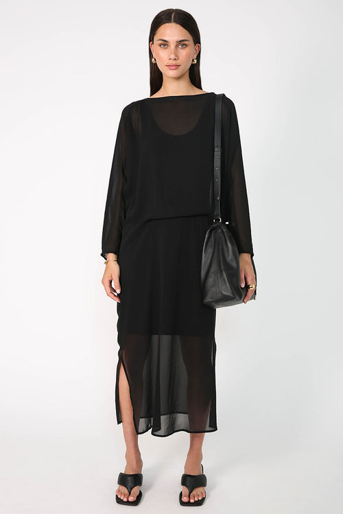 traverse dress / black