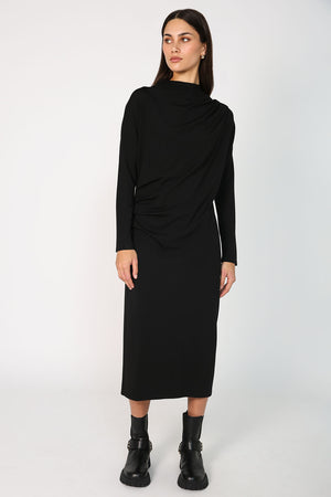 extend longsleeve dress / black