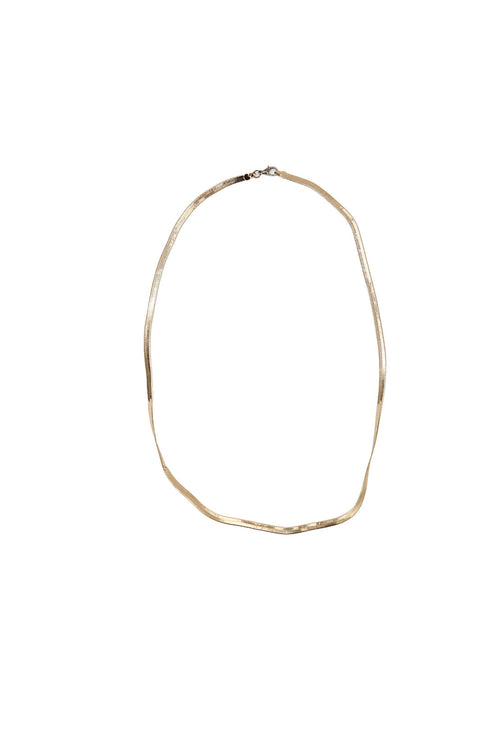 oblate necklace / gold