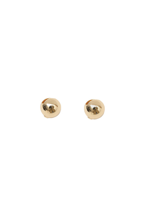 sphere earrings / gold