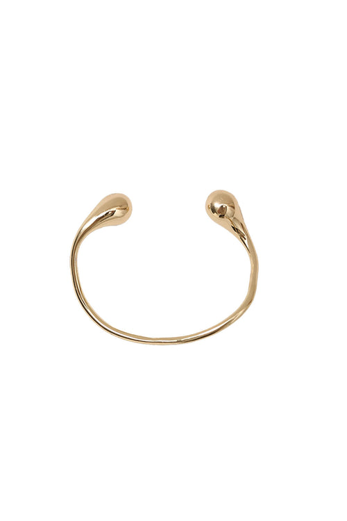 tear drop bracelet / gold