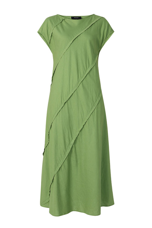 shifting midi dress / leaf green