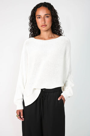 veer sweater / ivory