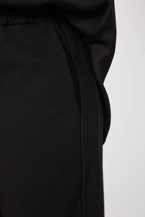 tux pant / black|black satin stripe
