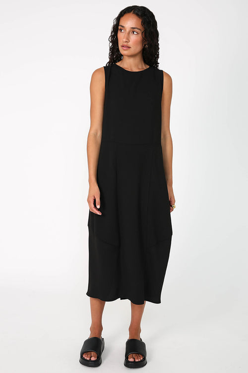 embered dress / black