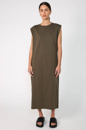 apply tank dress / khaki green