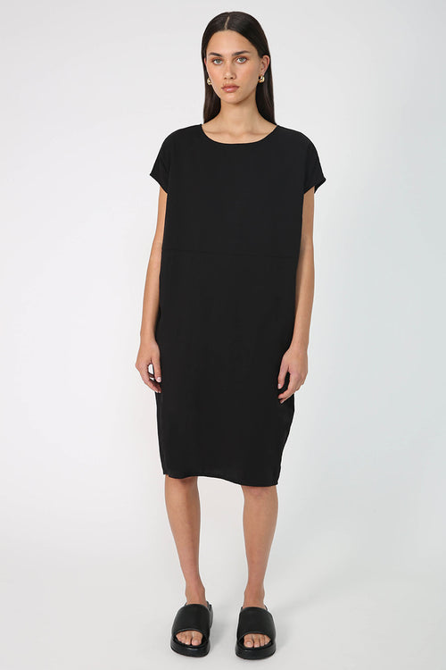 globe dress / black