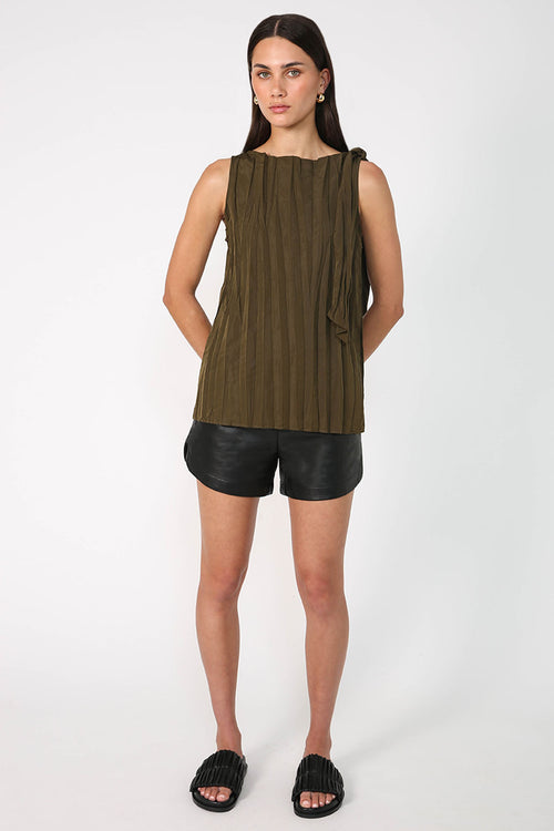 tie tank / khaki green