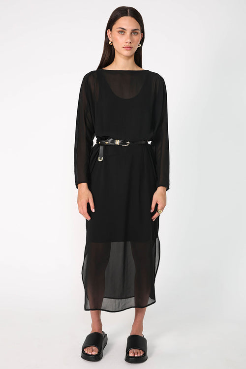 traverse dress / black