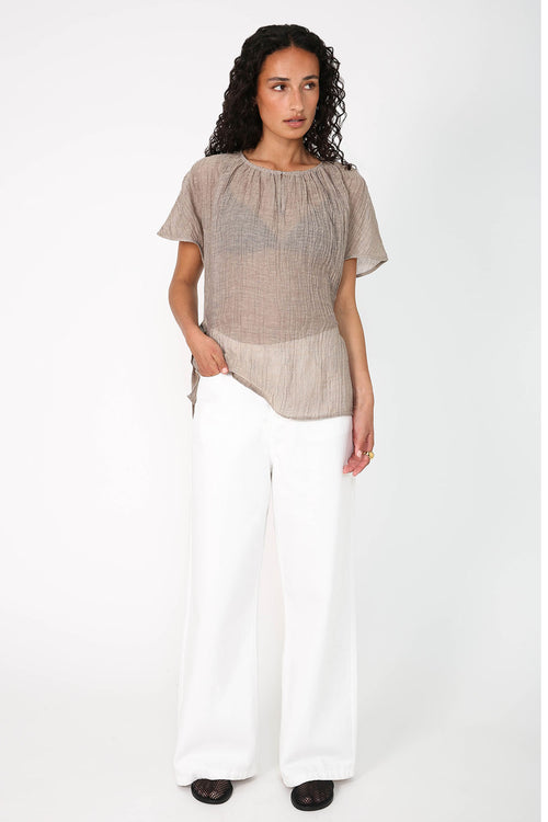 verve tee / latte taupe