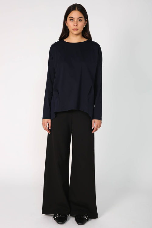 pivoted top / navy