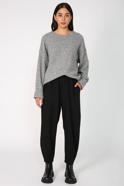 tipping pant / black