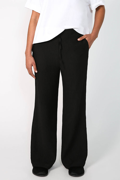 frame pant / black plisse