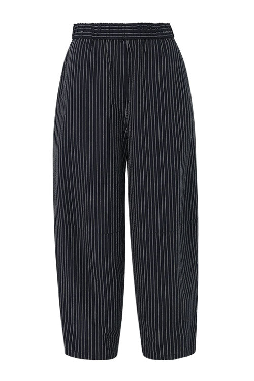 ahead pant / navy|white pinstripe