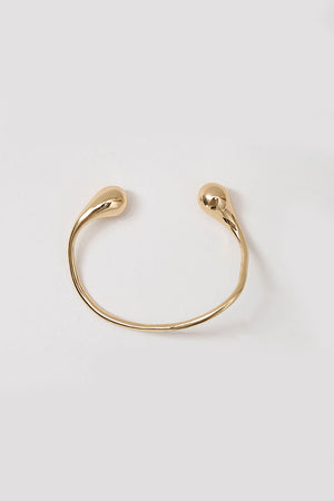 tear drop bracelet / gold