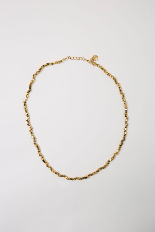 pillar necklace / gold