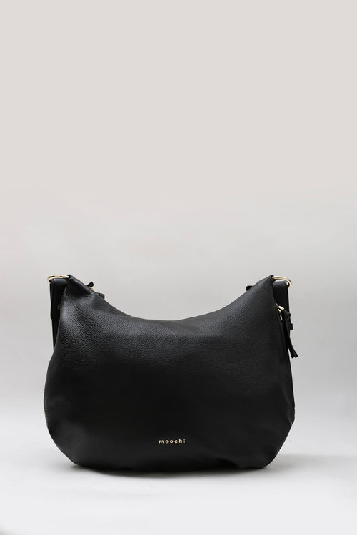 porter crescent bag / black|gold