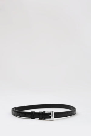 curator belt / black|silver