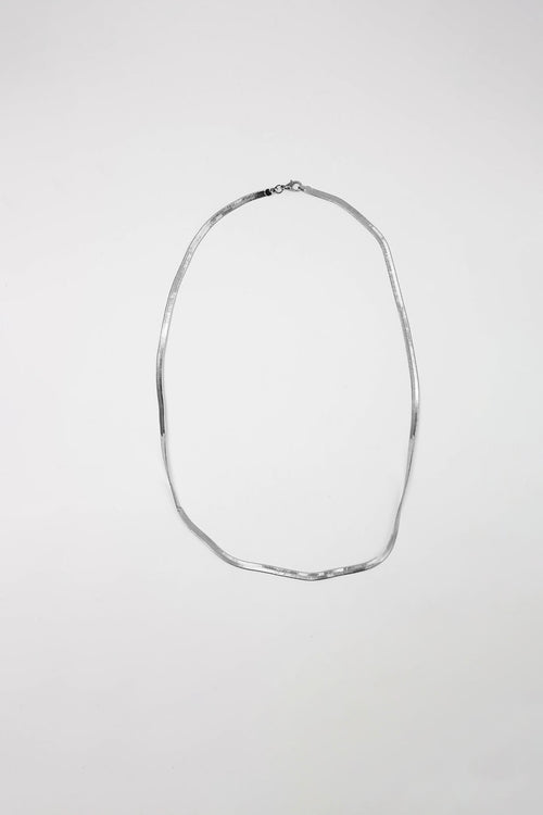 oblate necklace / silver