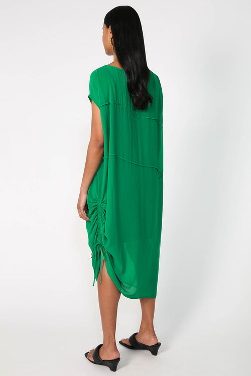 shy dress / intense green