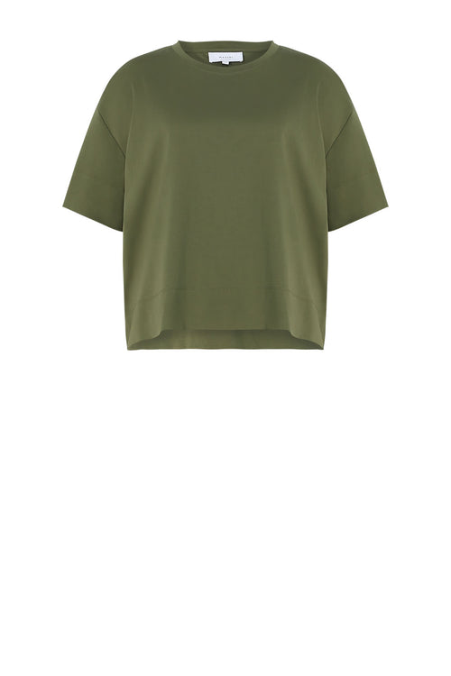 boxed tee / khaki