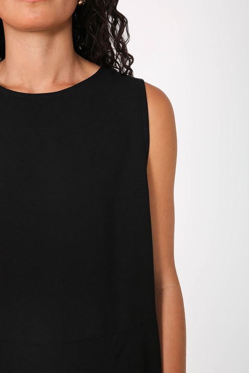 embered dress / black