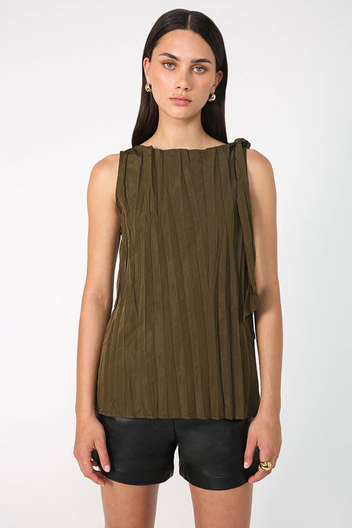 tie tank / khaki green