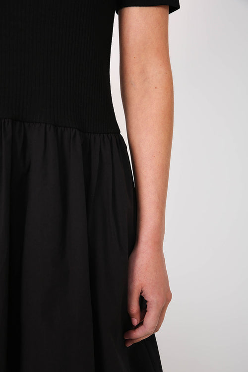 plenty short sleeve dress / black