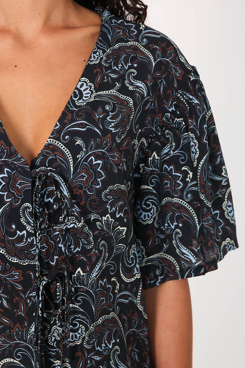 sound shirt / paisley print