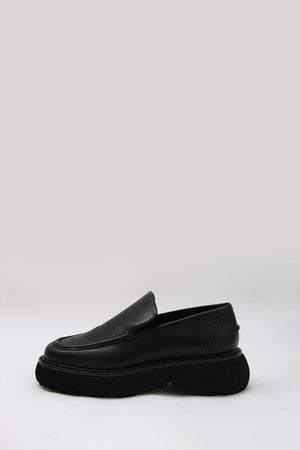 grid loafer / black