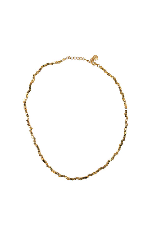 pillar necklace / gold