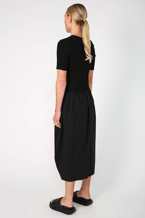 plenty short sleeve dress / black