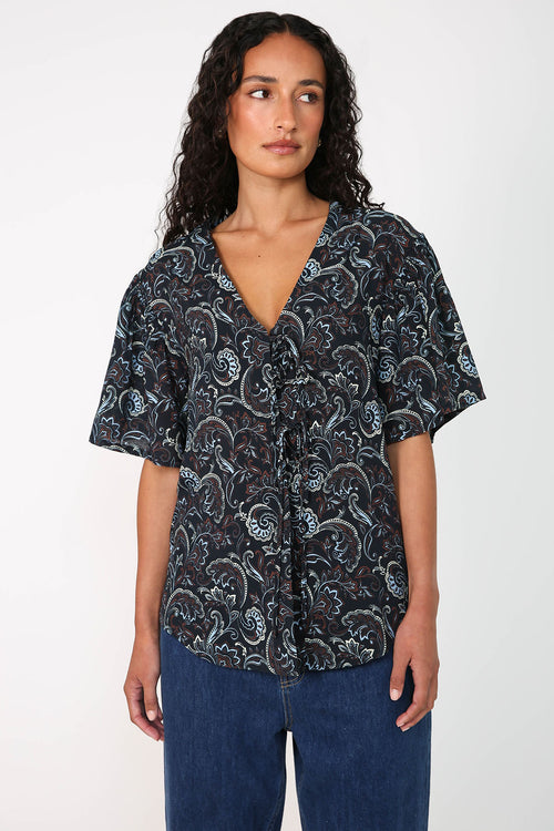 sound shirt / paisley print