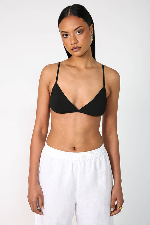 true bralette / black