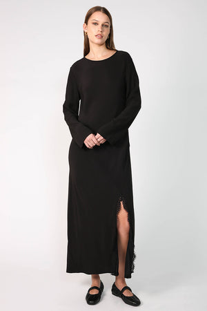 solace dress / black