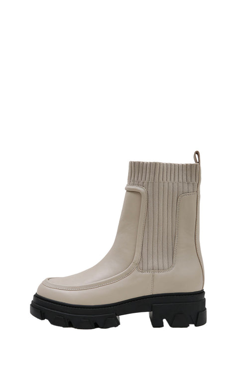 major loafer boot / bone neutral|black