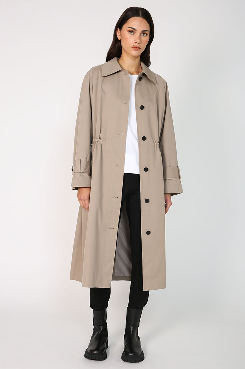 tempo trench coat / mushroom | m o o c h i