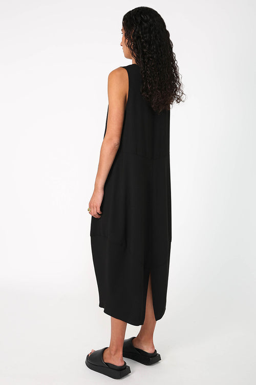 embered dress / black