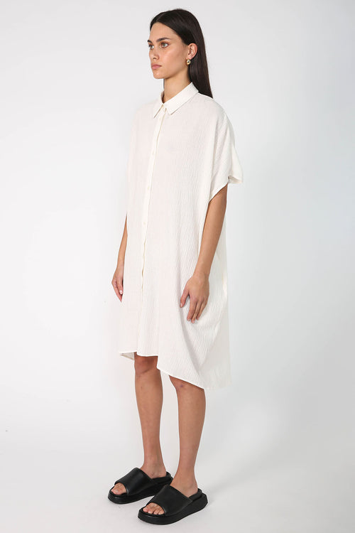 shirr kaftan / ivory