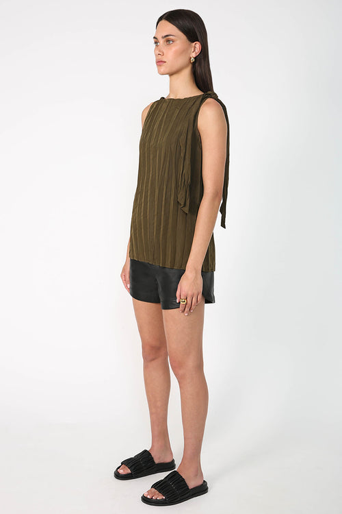 tie tank / khaki green